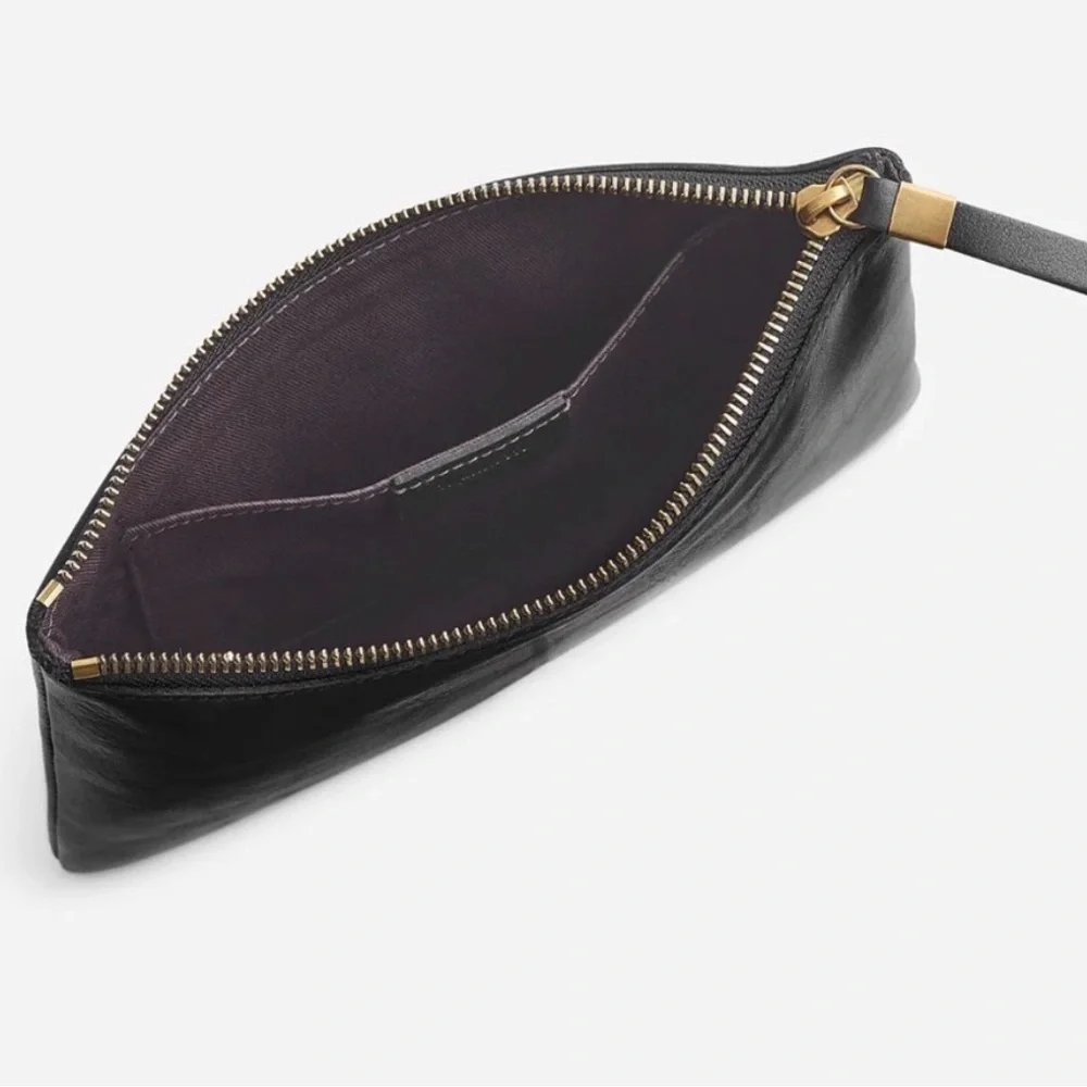 Madewell Black Leather Clutch - Picture 2 of 6